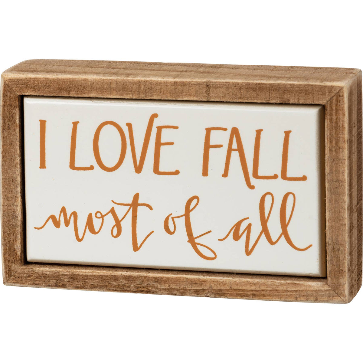 I Love Fall Sign