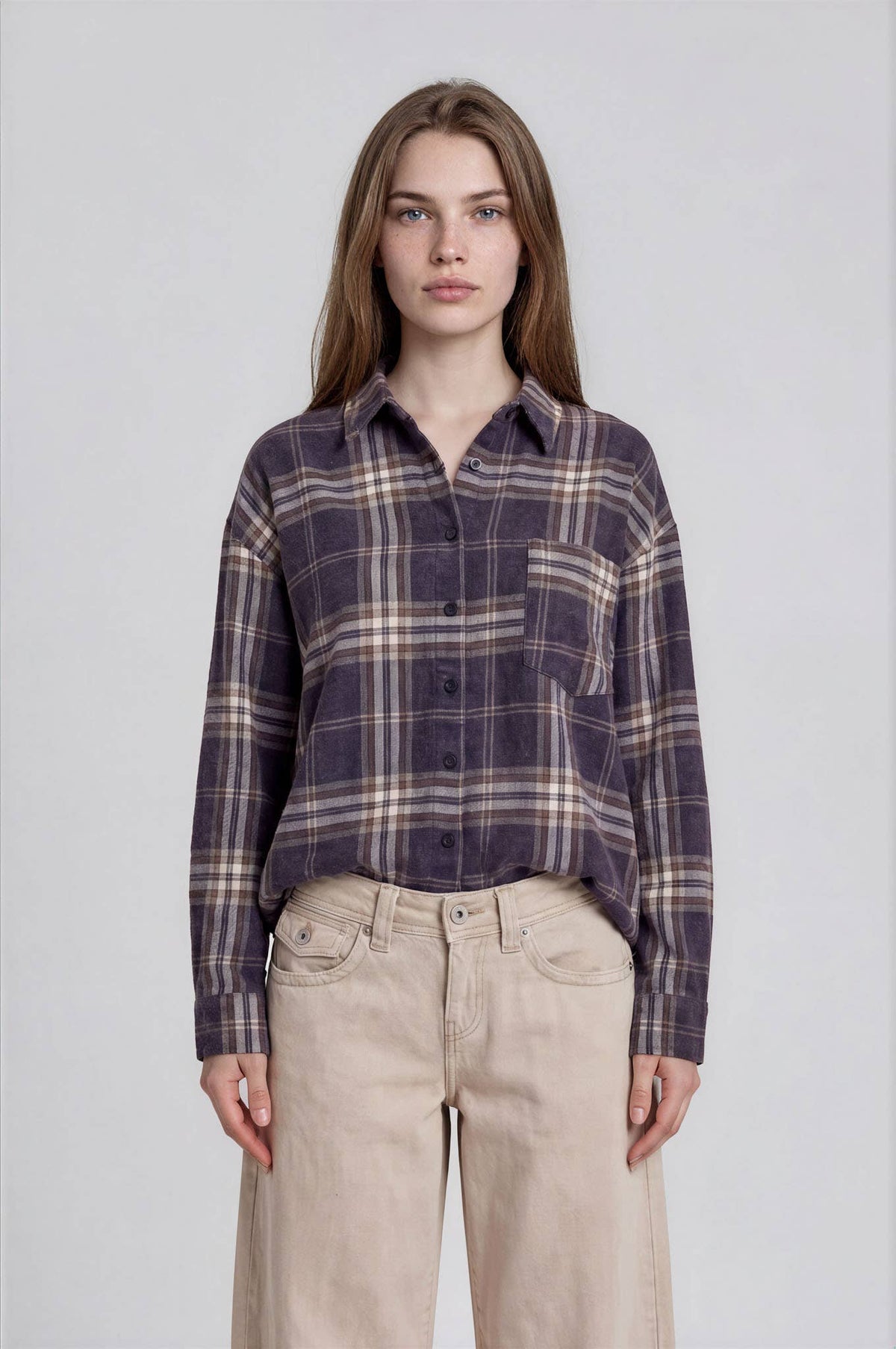 Daily Plaid Top
