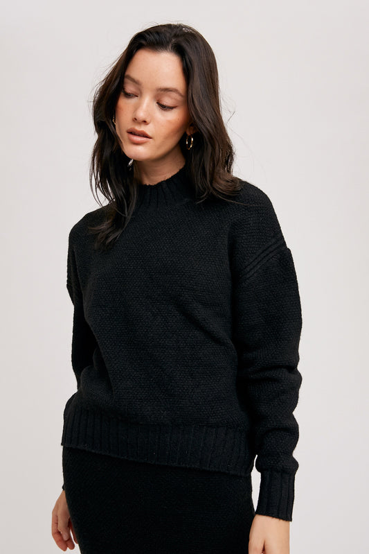 Lorne Mock Neck Sweater