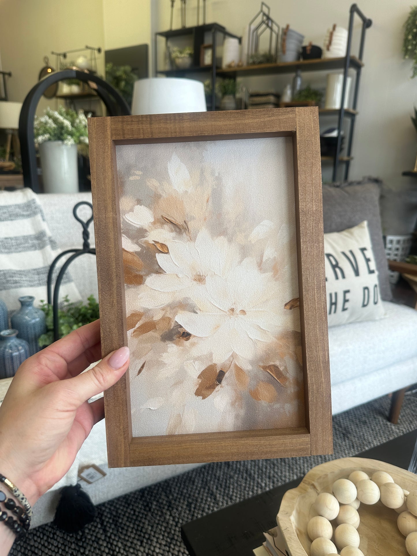 Pastel Petals Framed Print