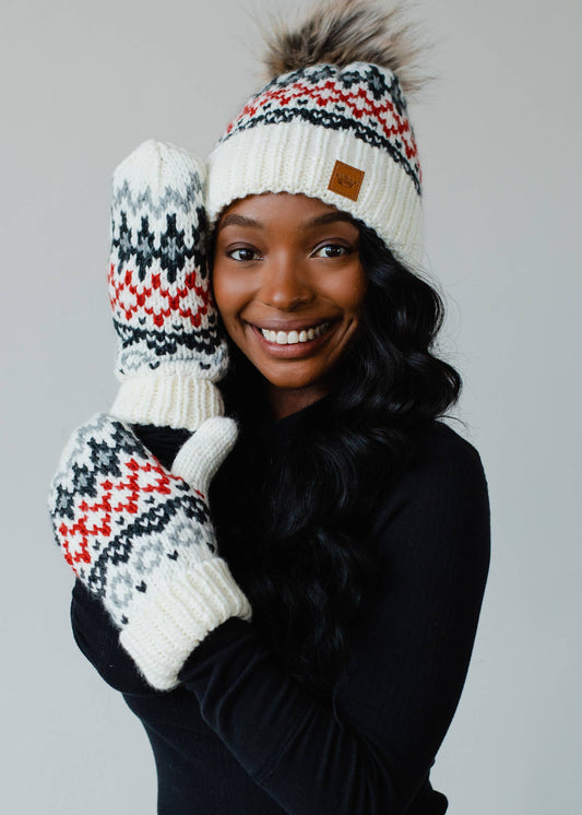 Sedona Pattern Pom Hat