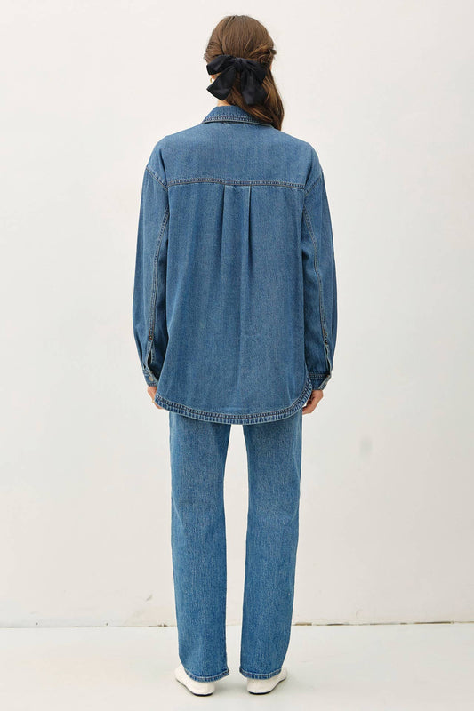 Denim Tencel Jacket