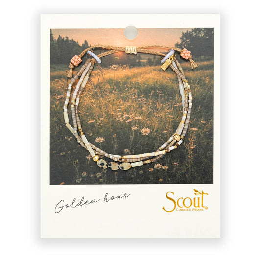 Mixed Media Bracelet - Dalmatian Jasper