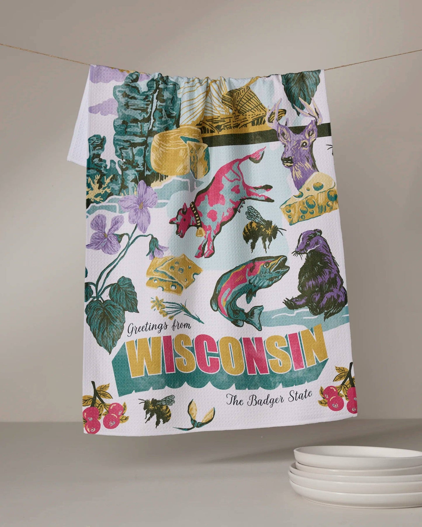 Geometry | Wisconsin Tea Towel