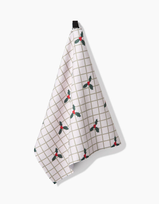 Geometry | Merry Plaid Tea Towel