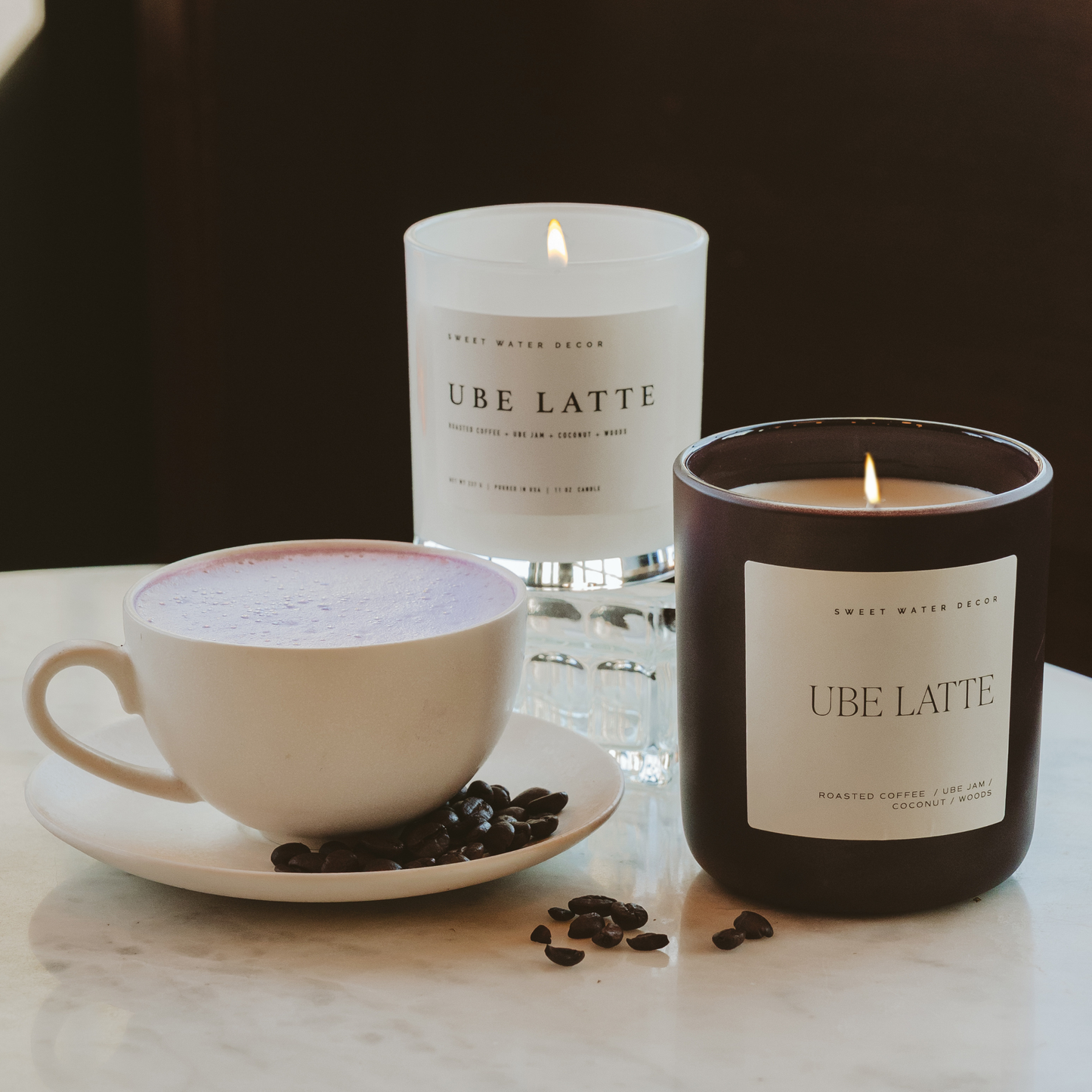 Ube Latte Soy Candle 15oz