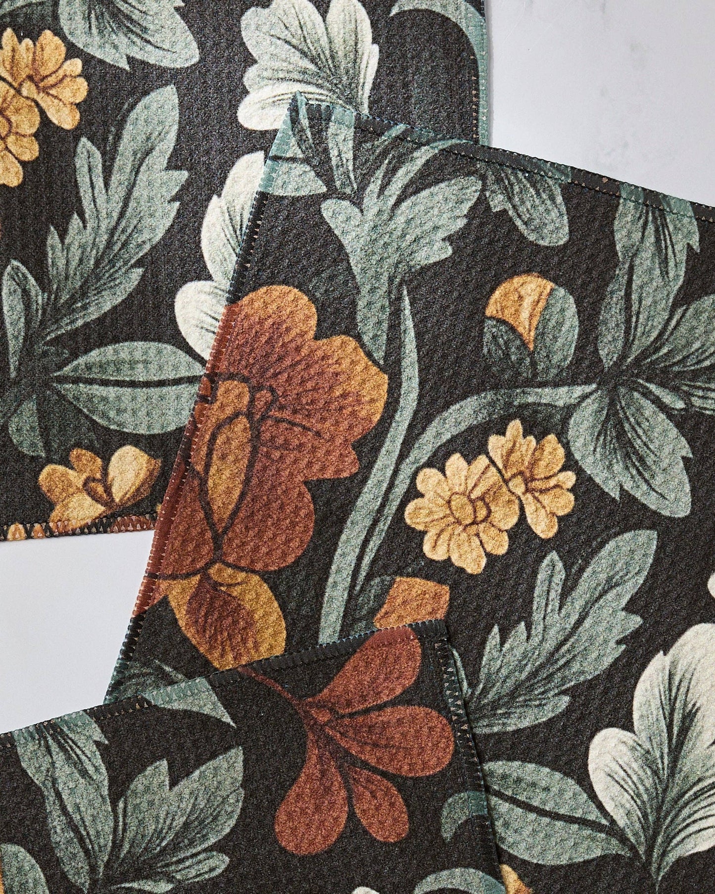 Geometry | S/3 Fall Floral Dishcloths