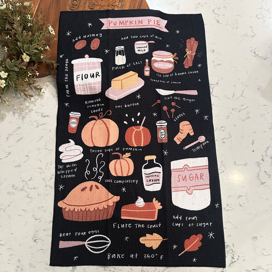 Pumpkin Pie Tea Towel