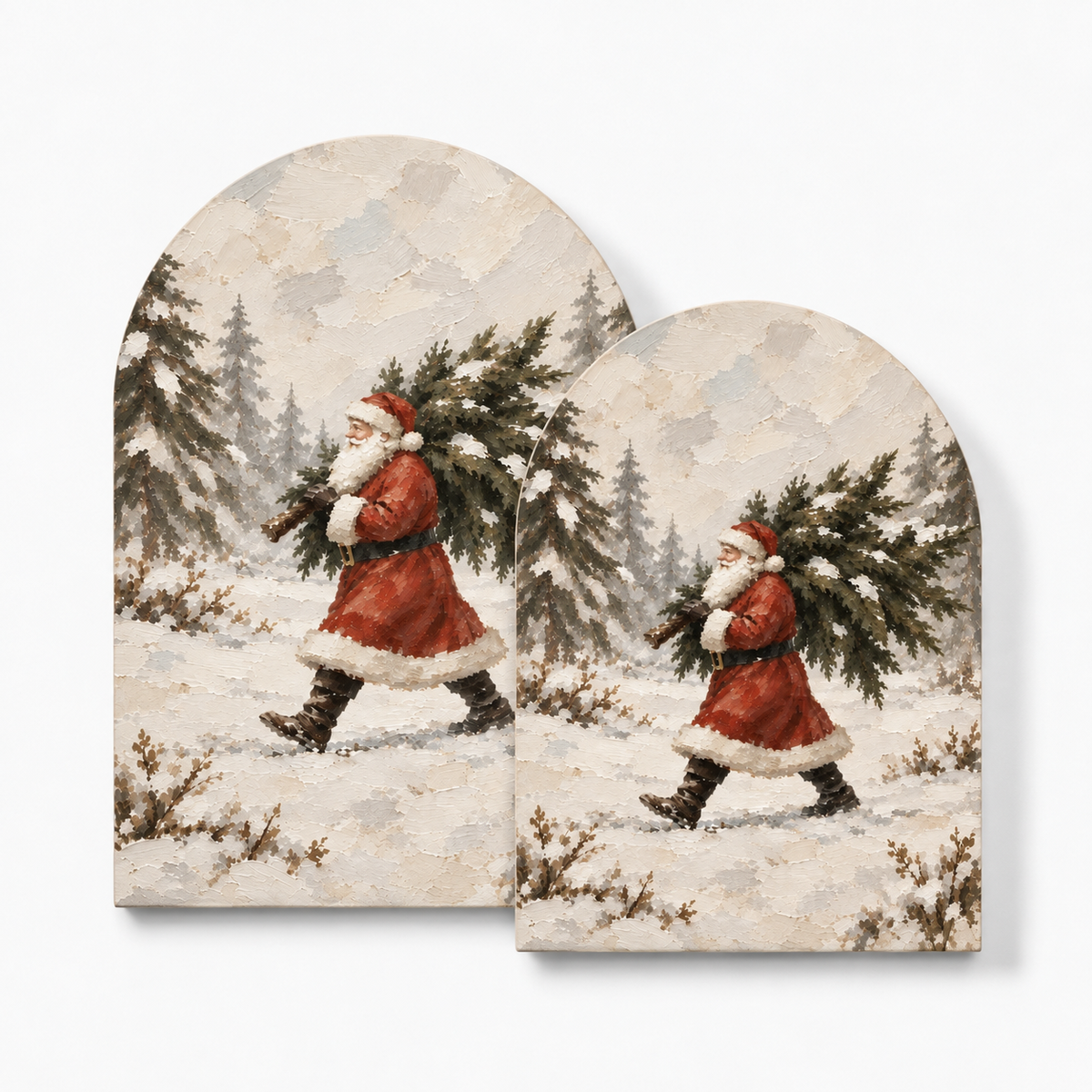 Santa Christmas Tree Arch