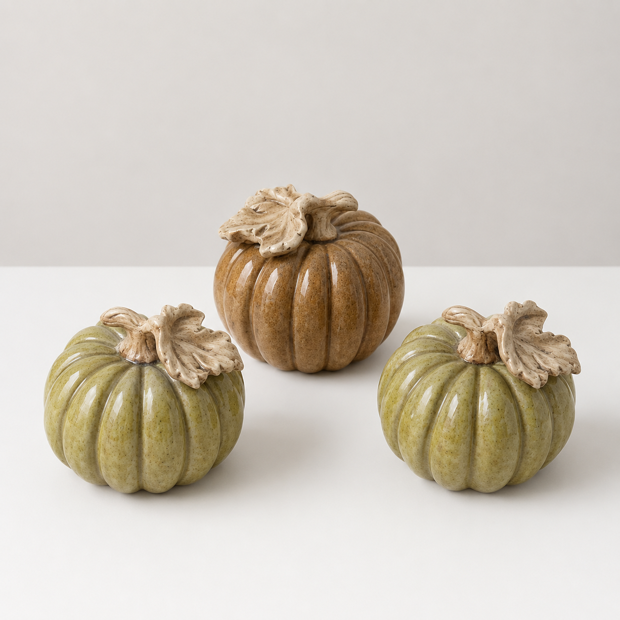 Artisan Ceramic Pumpkin