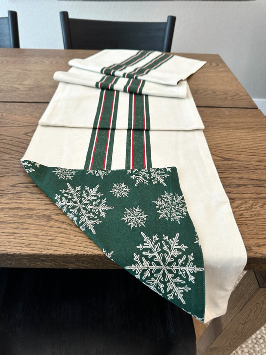 Reversible Holiday Table Runner