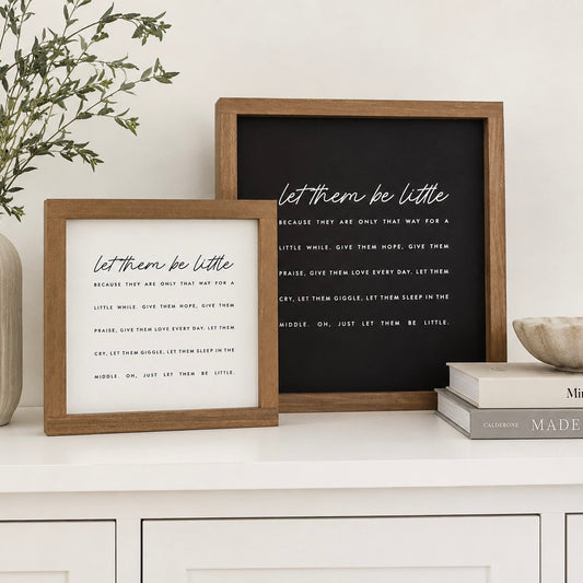 Let Them Be Little Print