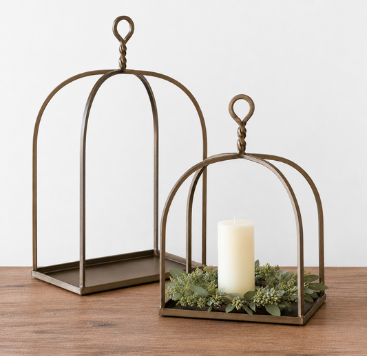 home accent decorative brass iron lanterns