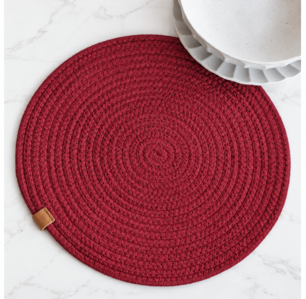13" Red Holiday Placemat