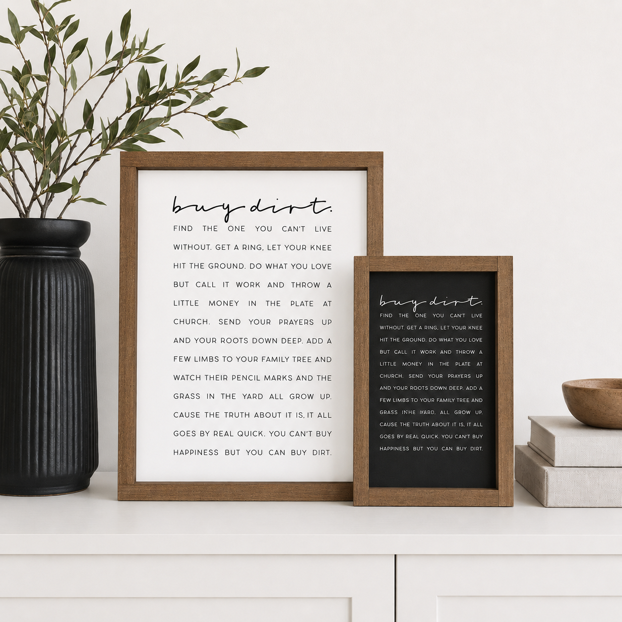 Buy Dirt Framed Print