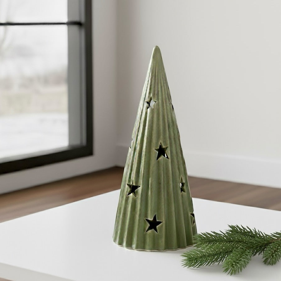 Green LED Ceramic Tree
