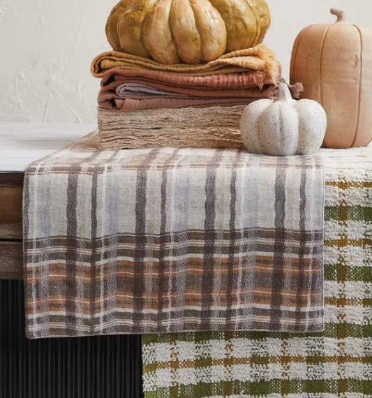 Fall Plaid Runner