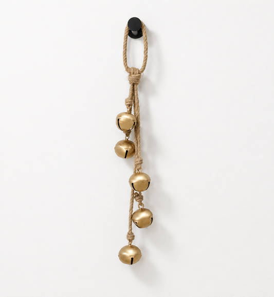 Hanging Antique Gold Bells