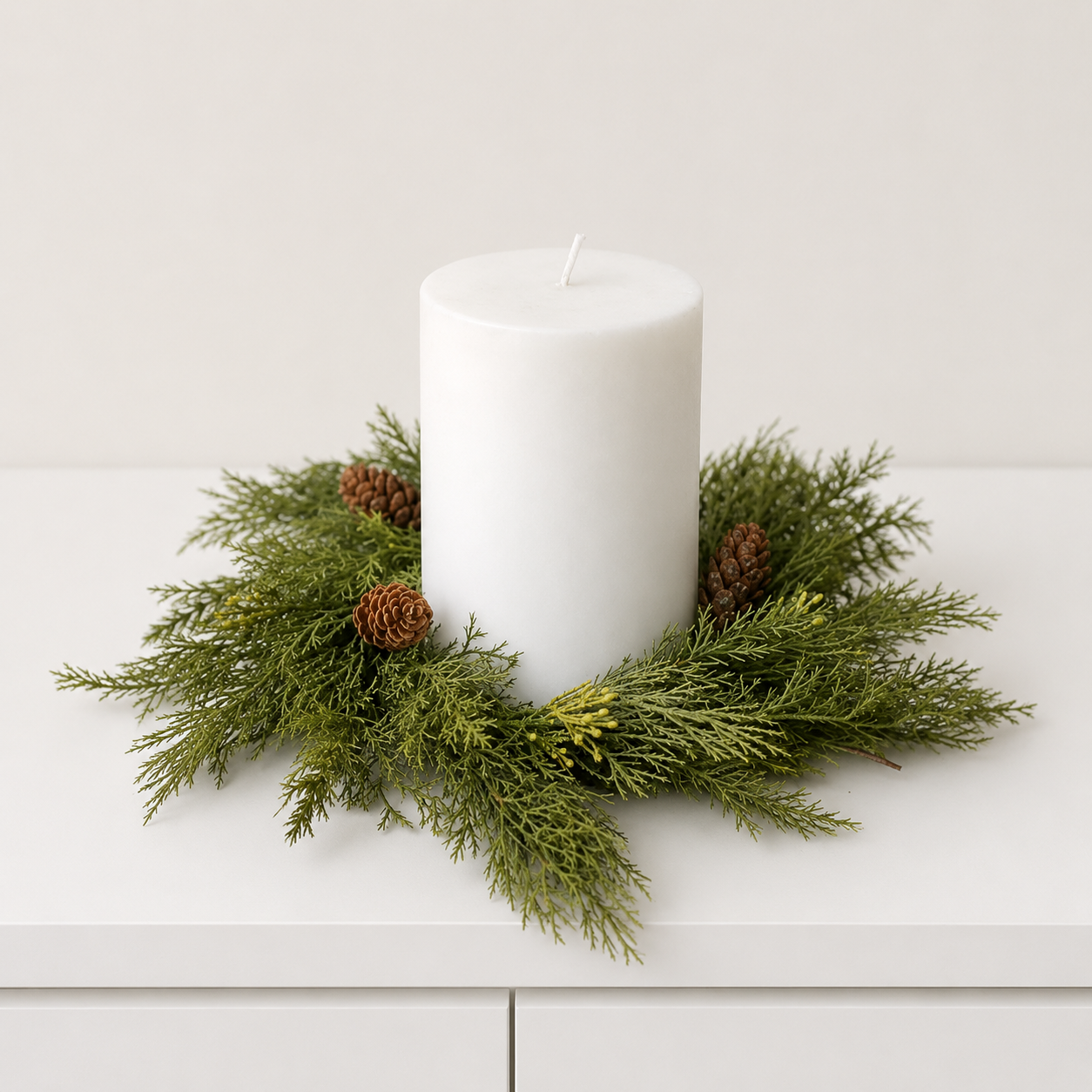 Woodland Pine Candle Ring