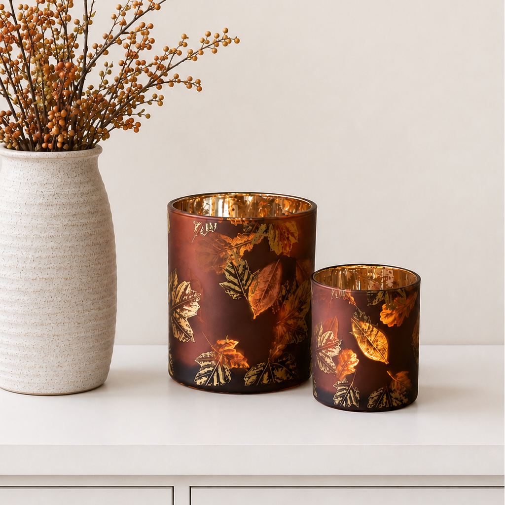 Autumn Leaf Candle Votive