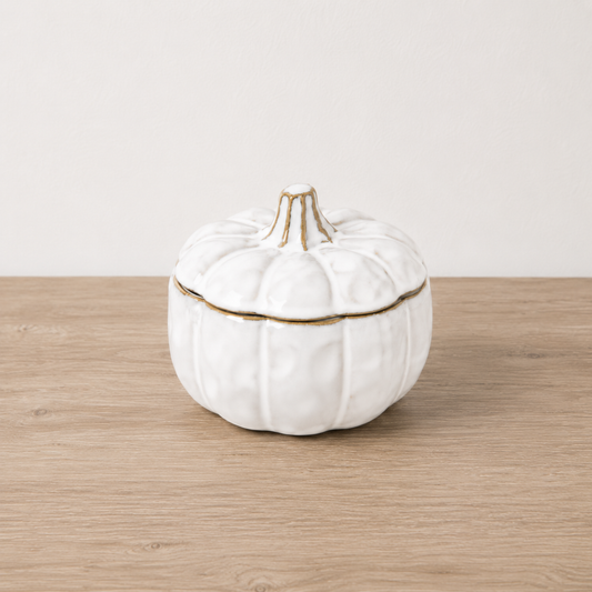 Ceramic Pumpkin Jar