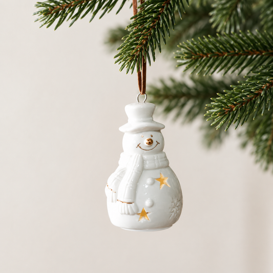 LED Snowman Ornament