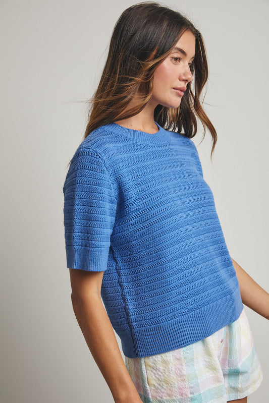 Coastal Short Sleeve Sweater