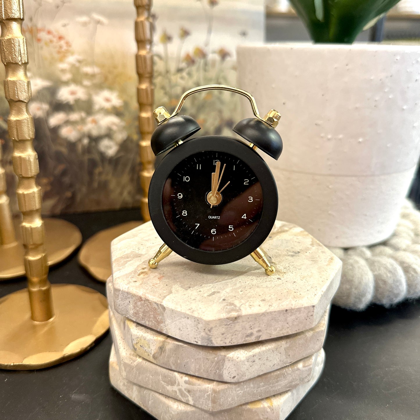 Mini Black Clock