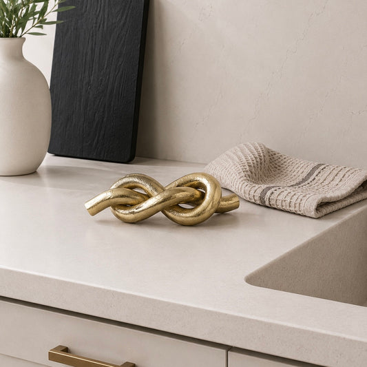 Decorative Gold Metal Knot