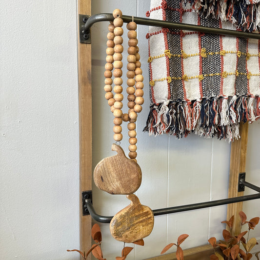 Pumpkin Bead Garland