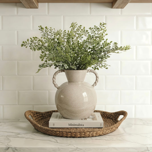 Rila Twist Handle Vase