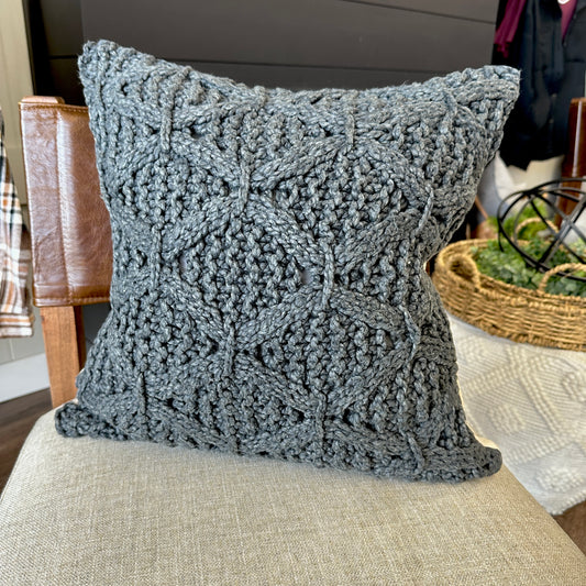 Cable Knit Pillow