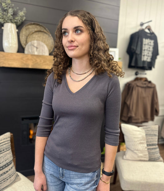 Raven V-Neck Top