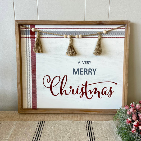 Very Merry Christmas Sign