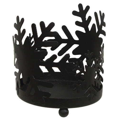 Metal Snowflake Candle Holder