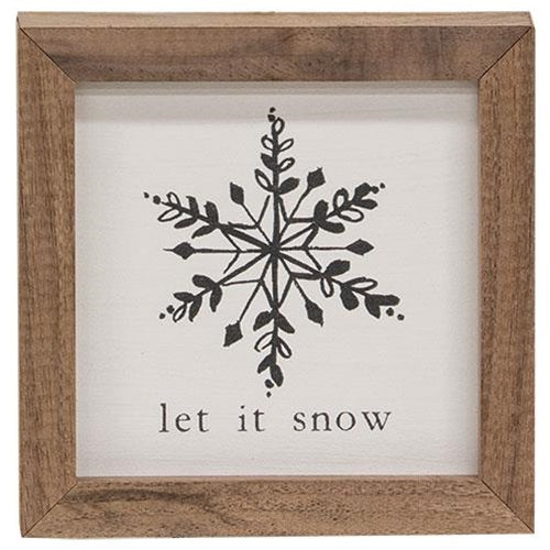 Let it Snow Sign