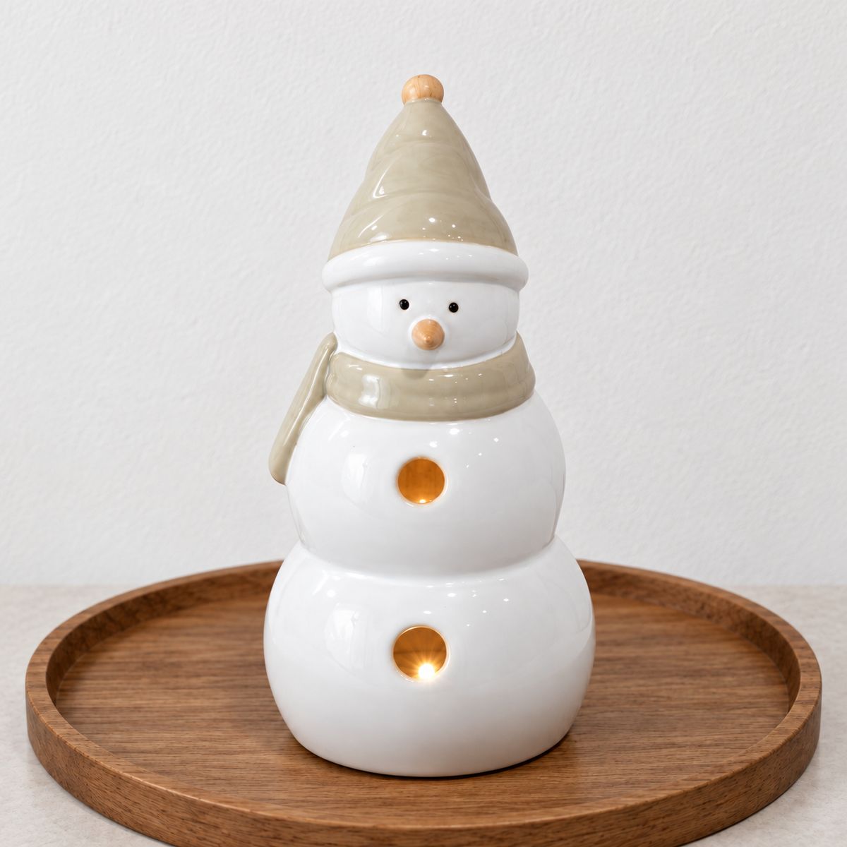 Ceramic Holiday Snowman