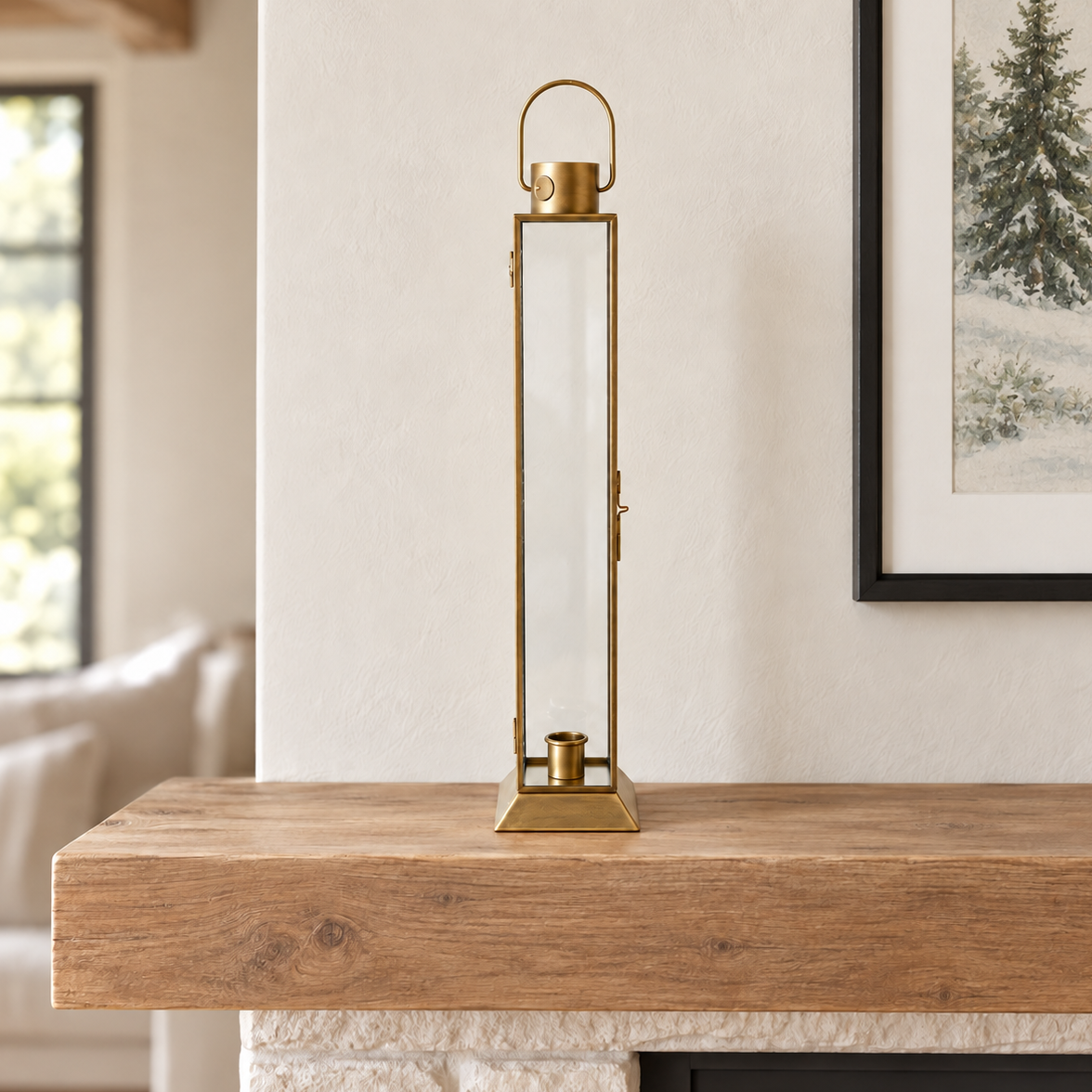 Metal Taper Lantern
