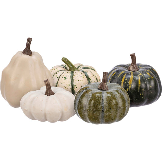 S/5 Green Mix Pumpkins