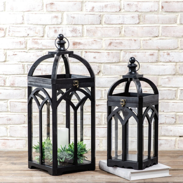 Arched Wood Lantern