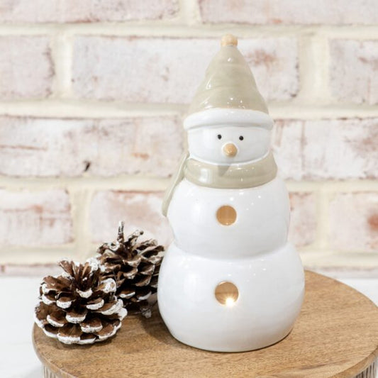 Ceramic Holiday Snowman