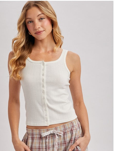 Kaye Button Tank