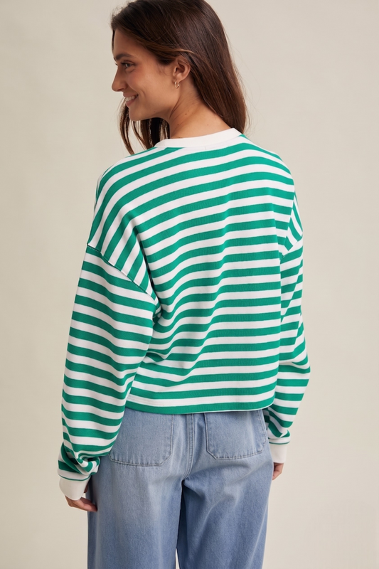 Marina Stripe Pullover