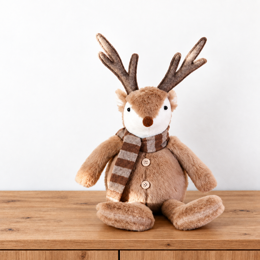 Plush Holiday Reindeer