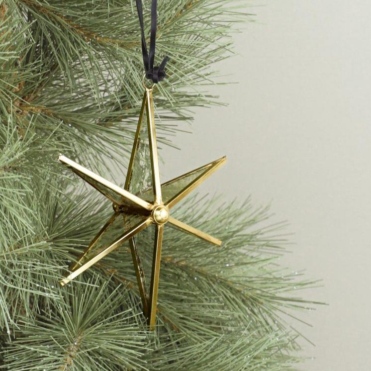 Glass Star Ornament 1