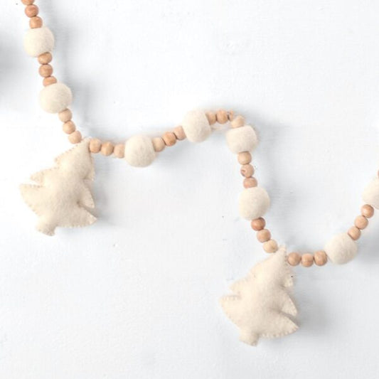 Felt Tree Garland
