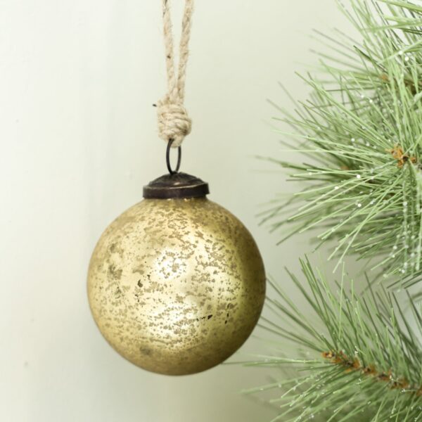 3" Gold Mercury Ornament