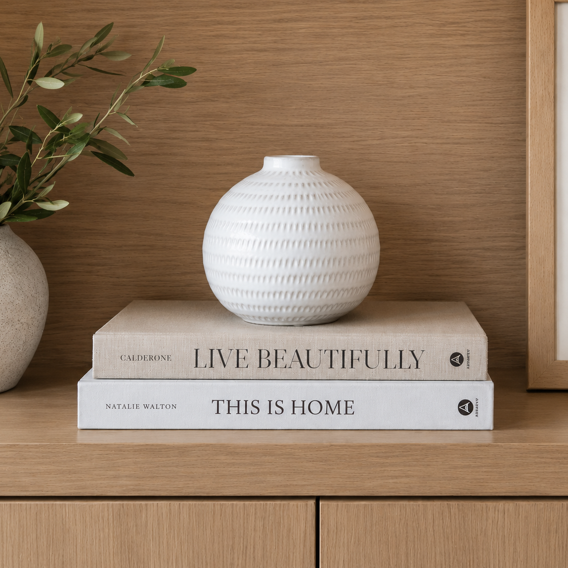 Pixie White Ceramic Vase