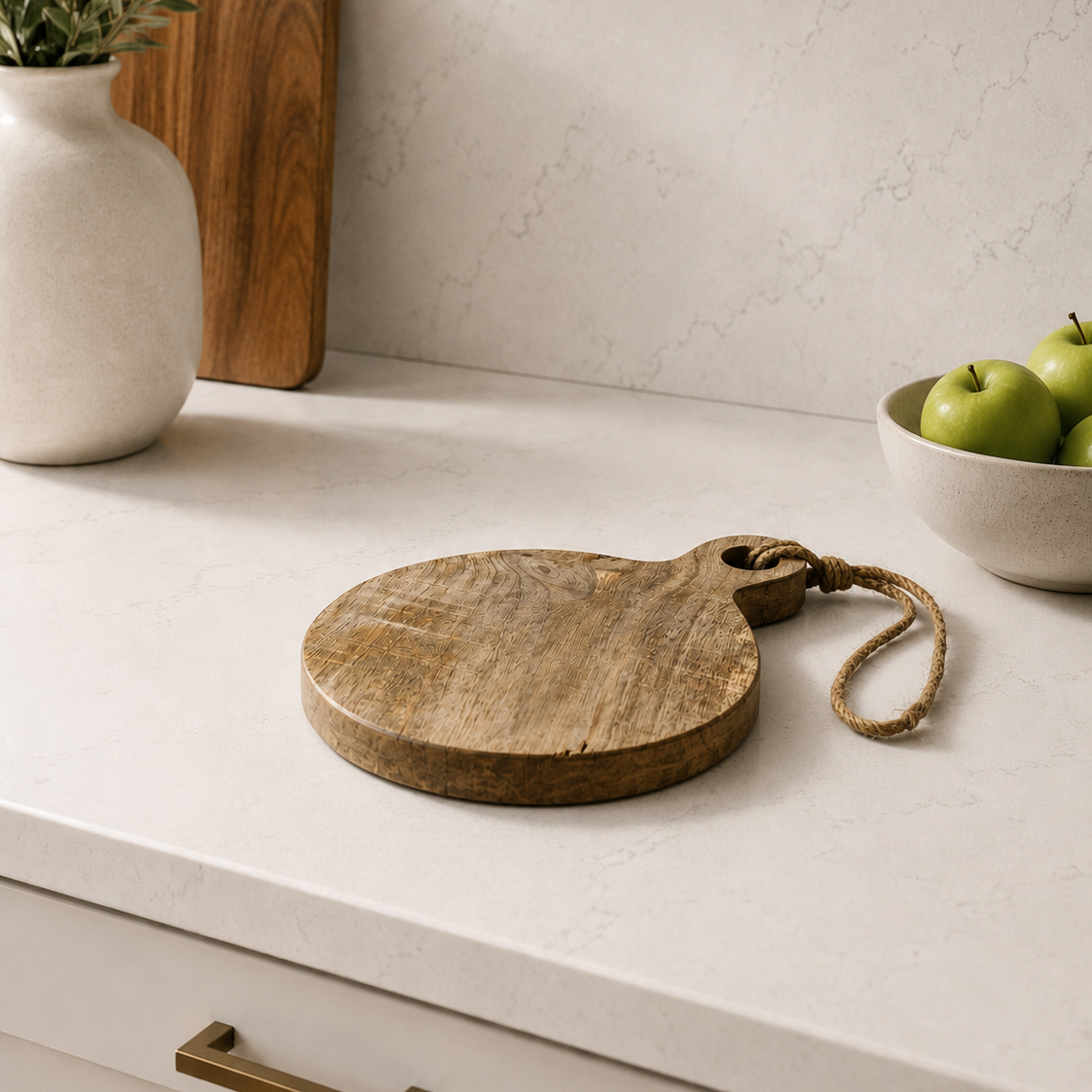 Round Wood Trivet