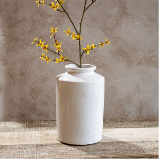 Riley White Vase